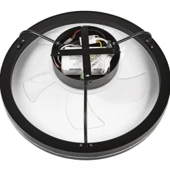 Lamkur LED-Deckenventilator Falco schwarz H/L: ca. 17x50 cm max. 40 W
