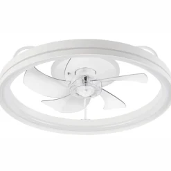 Lamkur LED-Deckenventilator Falco weiß H/L: ca. 17x50 cm 4 Brennstellen