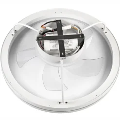 Lamkur LED-Deckenventilator Falco weiß H/L: ca. 17x50 cm 4 Brennstellen