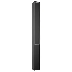 Lamkur LED-Stehleuchte schwarz Stahl B/H/L: ca. 7x80x7 cm 1 Brennstellen
