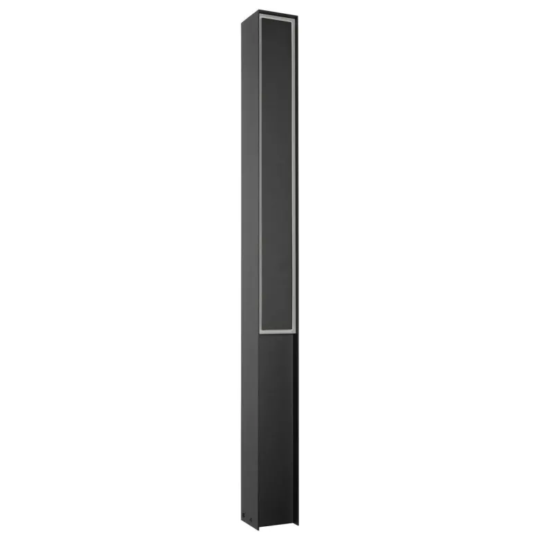 Lamkur LED-Stehleuchte schwarz Stahl B/H/L: ca. 7x80x7 cm 1 Brennstellen