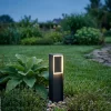 Lamkur LED-Stehleuchte schwarz Stahl B/H/L: ca. 7x30x7 cm 1 Brennstellen