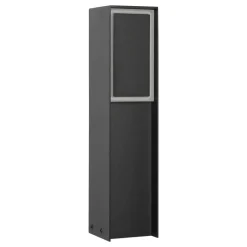 Lamkur LED-Stehleuchte schwarz Stahl B/H/L: ca. 7x30x7 cm 1 Brennstellen