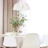 Lamkur Pendelleuchte MARCY 28057 silber Glas H/L: ca. 70x30 cm E27 1 Brennstellen