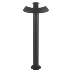 LED-Außenleuchte weiß dunkelgrau B/H/L: ca. 17x73x17 cm