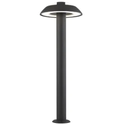 LED-Außenleuchte weiß dunkelgrau B/H/L: ca. 17x73x17 cm