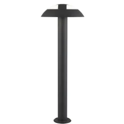 LED-Außenleuchte weiß dunkelgrau B/H/L: ca. 17x73x17 cm