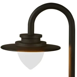 LED-Außenleuchte weiß grau B/H/T: ca. 24x79,5x34 cm