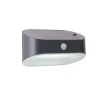 LED-Außenwandleuchte grau weiß B/H/T: ca. 17x9,5x9 cm