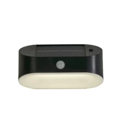 LED-Außenwandleuchte grau weiß B/H/T: ca. 17x9,5x9 cm