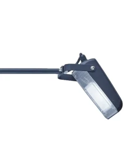 LED-Außenwandleuchte schwarz klar B/H/T/L: ca. 14x5x83,5x83,5 cm