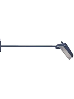 LED-Außenwandleuchte schwarz klar B/H/T/L: ca. 14x5x83,5x83,5 cm