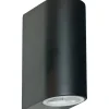 LED-Außenwandleuchte schwarz B/H/T: ca. 6,8x15x9,2 cm