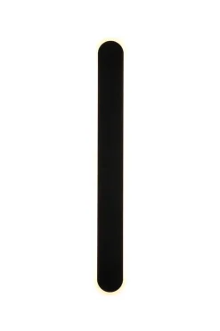LED-Außenwandleuchte schwarz sand B/H/T: ca. 8x60x5 cm