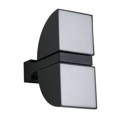 LED-Außenwandleuchte weiß schwarz B/H/T: ca. 12x20,5x17 cm