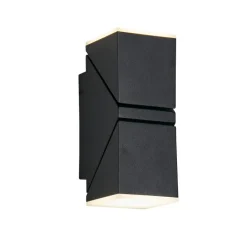 LED-Außenwandleuchte weiß schwarz B/H/T: ca. 6,2x14x9 cm