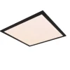 LED-Deckenleuchte schwarz Metall B/H/L: ca. 5x45x45 cm