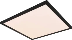 LED-Deckenleuchte schwarz Metall B/H/L: ca. 5x45x45 cm