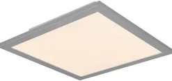 LED-Deckenleuchte titanfarbig Metall B/H/L: ca. 5x29,5x29,5 cm