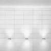 LED-Einbauleuchten 4043150 stahlfarbig B/H/T: ca. 12,5x14,5x12,5 cm