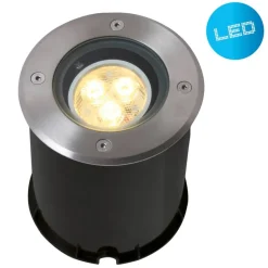LED-Einbauleuchten 4043150 stahlfarbig B/H/T: ca. 12,5x14,5x12,5 cm