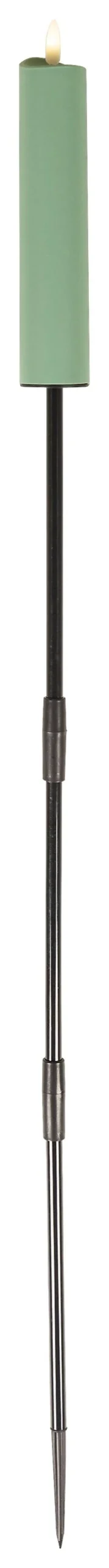 LED-Kerze grün H: ca. 88 cm