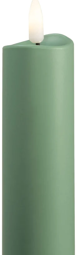 LED-Kerze grün H: ca. 88 cm
