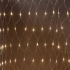 LED-Lichternetz schwarz Kunststoff