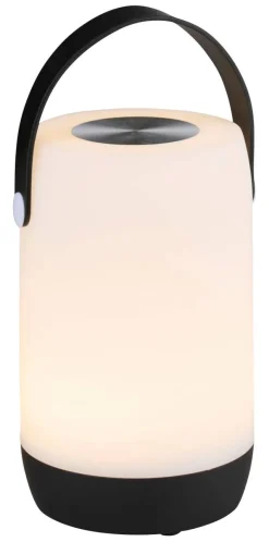 LED-Nachtlicht weiß schwarz B/H/D: ca. 10,5x10,5x18,8 cm