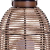 LED-Solarleuchte 5292627 beige Metall H/D: ca. 29x21 cm