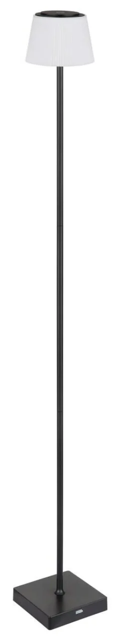 LED-Stehleuchte Opal schwarz B/H/T: ca. 14x120x14 cm