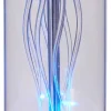 LED-Tischleuchte transparent rosa Kunststoff H/D: ca. 20,5x10 cm