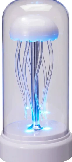 LED-Tischleuchte transparent rosa Kunststoff H/D: ca. 20,5x10 cm