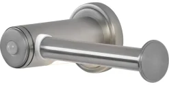 LED-Toilettenpapierhalter silber Kunststoff B/H/L: ca. 6,7x11,1x18 cm