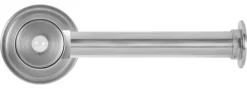 LED-Toilettenpapierhalter silber Kunststoff B/H/L: ca. 6,7x11,1x18 cm