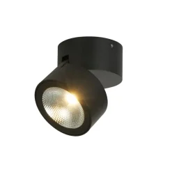LED-Wandleuche schwarz klar B/H/L: ca. 9x9x9 cm
