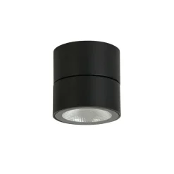 LED-Wandleuche schwarz klar B/H/L: ca. 9x9x9 cm
