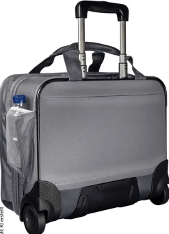 Leitz Trolley silber Polyester B/H/L: ca. 23x37x43 cm