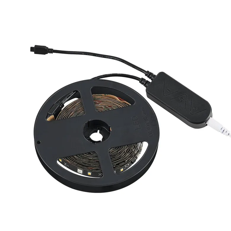 Lichtband Racer schwarz Kunststoff B/L: ca. 1x500 cm