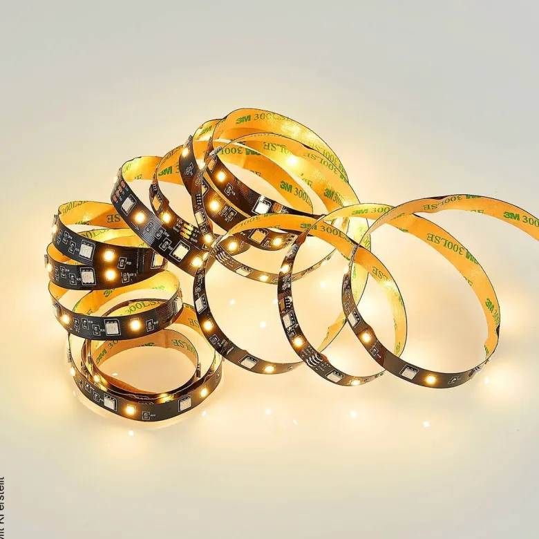 Lichtband Racer schwarz Kunststoff B/L: ca. 1x300 cm