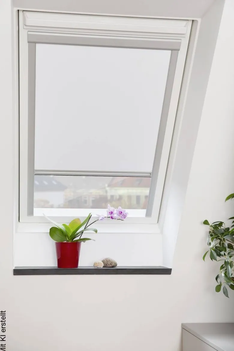 LICHTBLICK Dachfenster-Rollo Skylight VD weiß B/L: ca. 38,3x54 cm