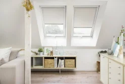 LICHTBLICK Dachfensterrollo Skylight VD weiß B/L: ca. 97,3x94 cm