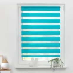 LICHTBLICK Doppelrollo Duo blau B/L: ca. 50x150 cm
