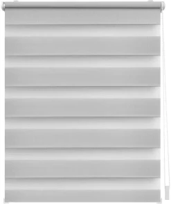 LICHTBLICK Doppelrollo Duo grau B/L: ca. 65x150 cm