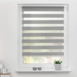 LICHTBLICK Doppelrollo Duo grau B/L: ca. 65x150 cm