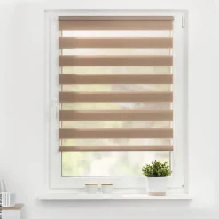 LICHTBLICK Doppelrollo Duo taupe B/L: ca. 45x150 cm