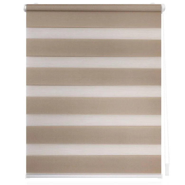 LICHTBLICK Doppelrollo Duo taupe B/L: ca. 60x150 cm