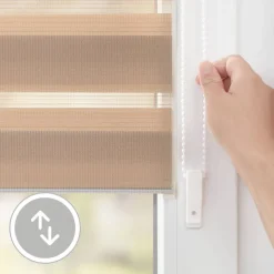 LICHTBLICK Doppelrollo Duo taupe B/L: ca. 60x150 cm