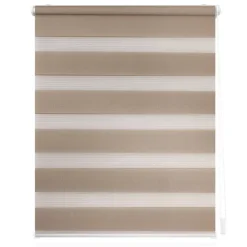 LICHTBLICK Doppelrollo Duo taupe B/L: ca. 55x150 cm