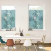 LICHTBLICK Fensterfolie Aqua Floral Floral Aqua Floral blau B/L: ca. 100x180 cm